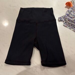 Aerie offline ribbed Black High-Waisted Biker Shorts